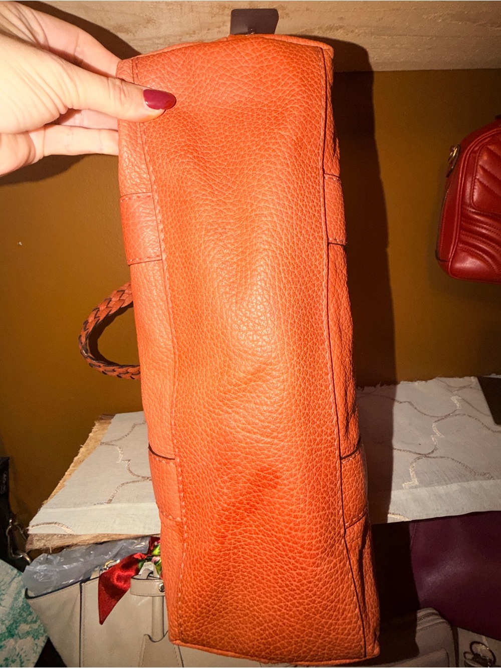 Gucci Libeccio Medium Bamboo Bar Tote Bag - Picture 6 of 14